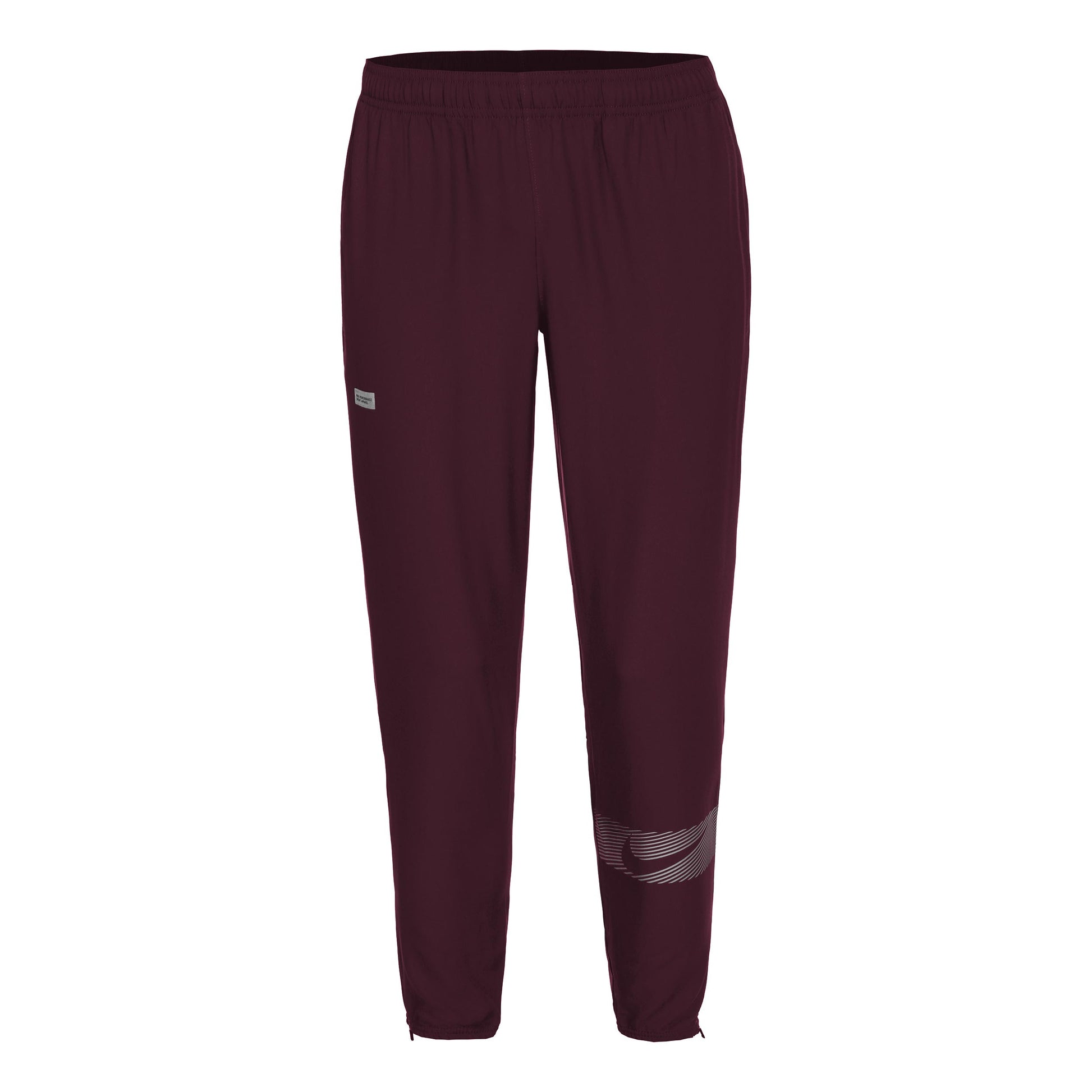 Nike Dri-Fit Dri-FIT Challenger Flash Woven Hardloopbroek Heren - rood, zilver