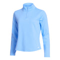 Dri-Fit One Standard Half-Zip Longsleeve Dames - lichtblauw,