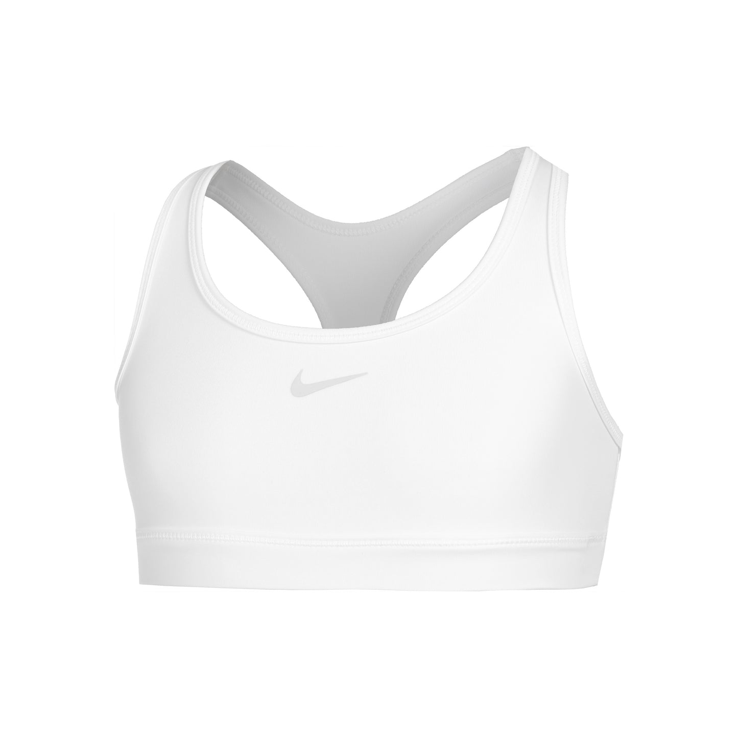 Nike Dri-Fit Swoosh Sport-bh Meisjes-Wit