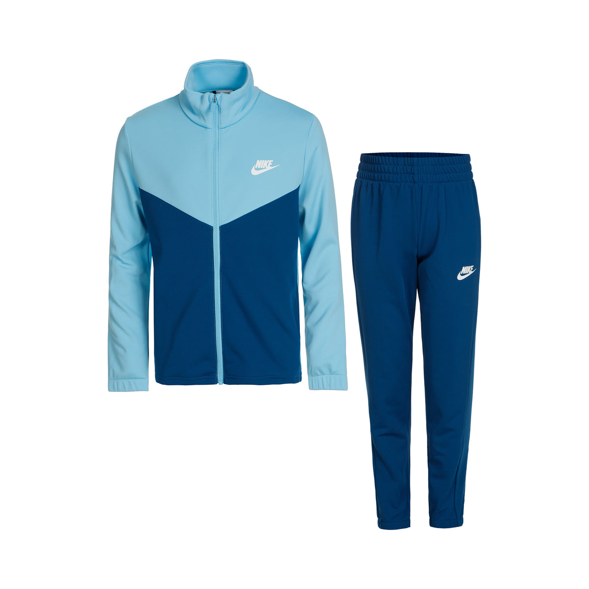 Nike Poly Fullzip Trainingspak Kinderen - blauw, lichtblauw
