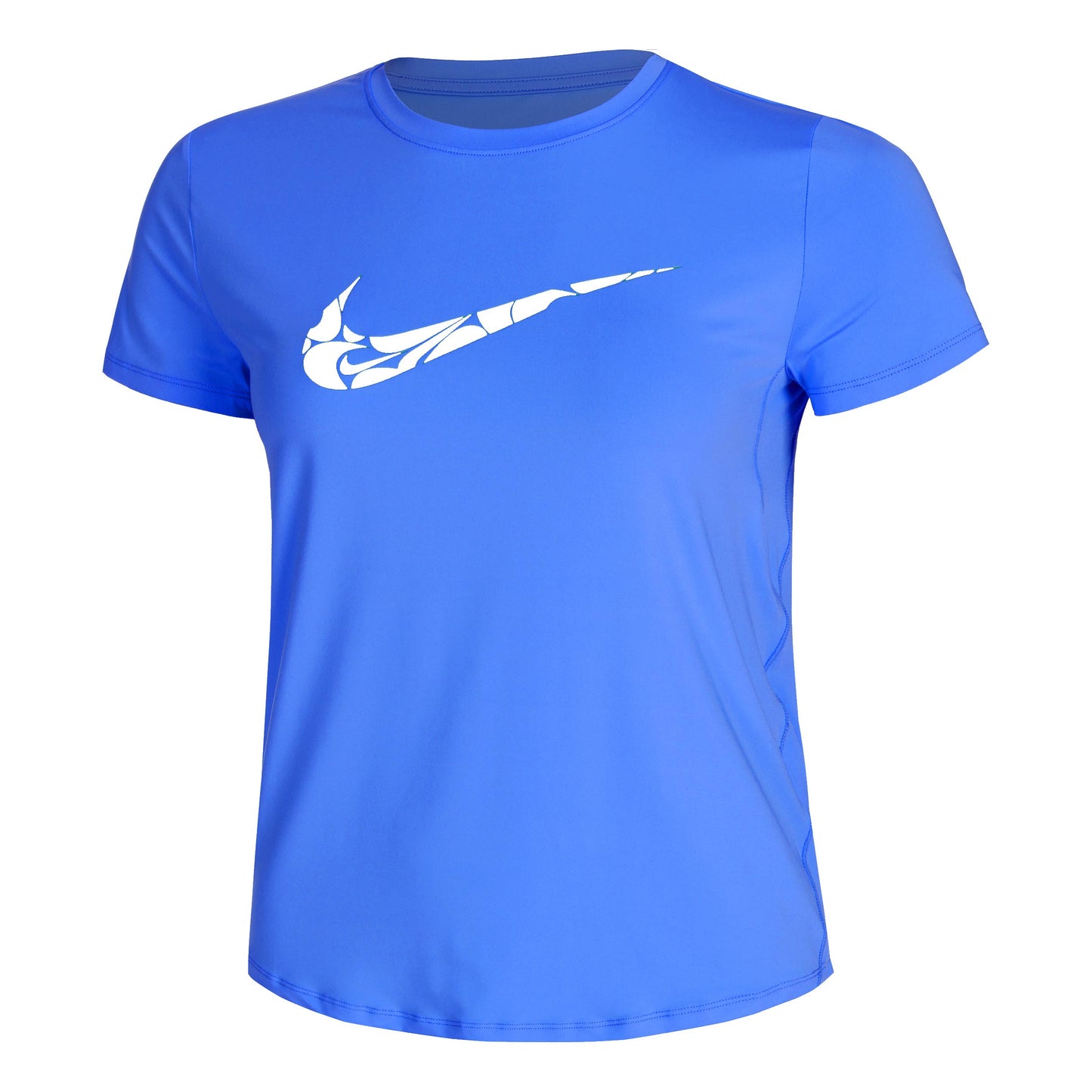 Nike One Swoosh Dri-Fit T-shirt Dames - blauw,