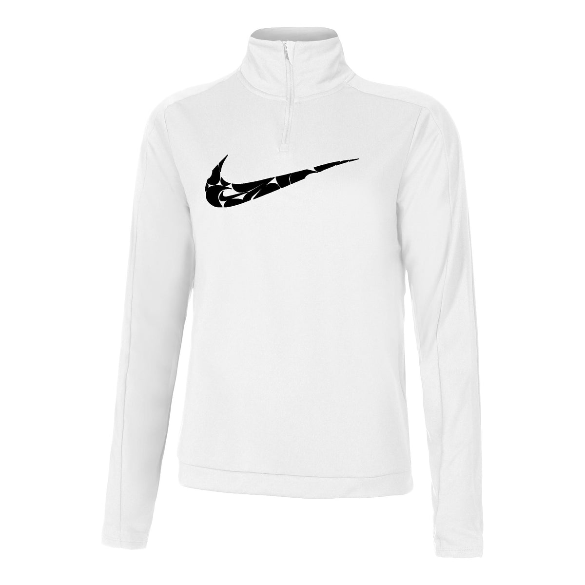 Nike Dri-Fit Dri-Fit Pacer 1/2-Zip Midlayer Longsleeve Dames - wit,