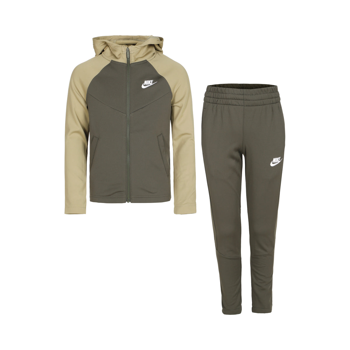 Nike Tracksuit Trainingspak Kinderen - olijf, kaki