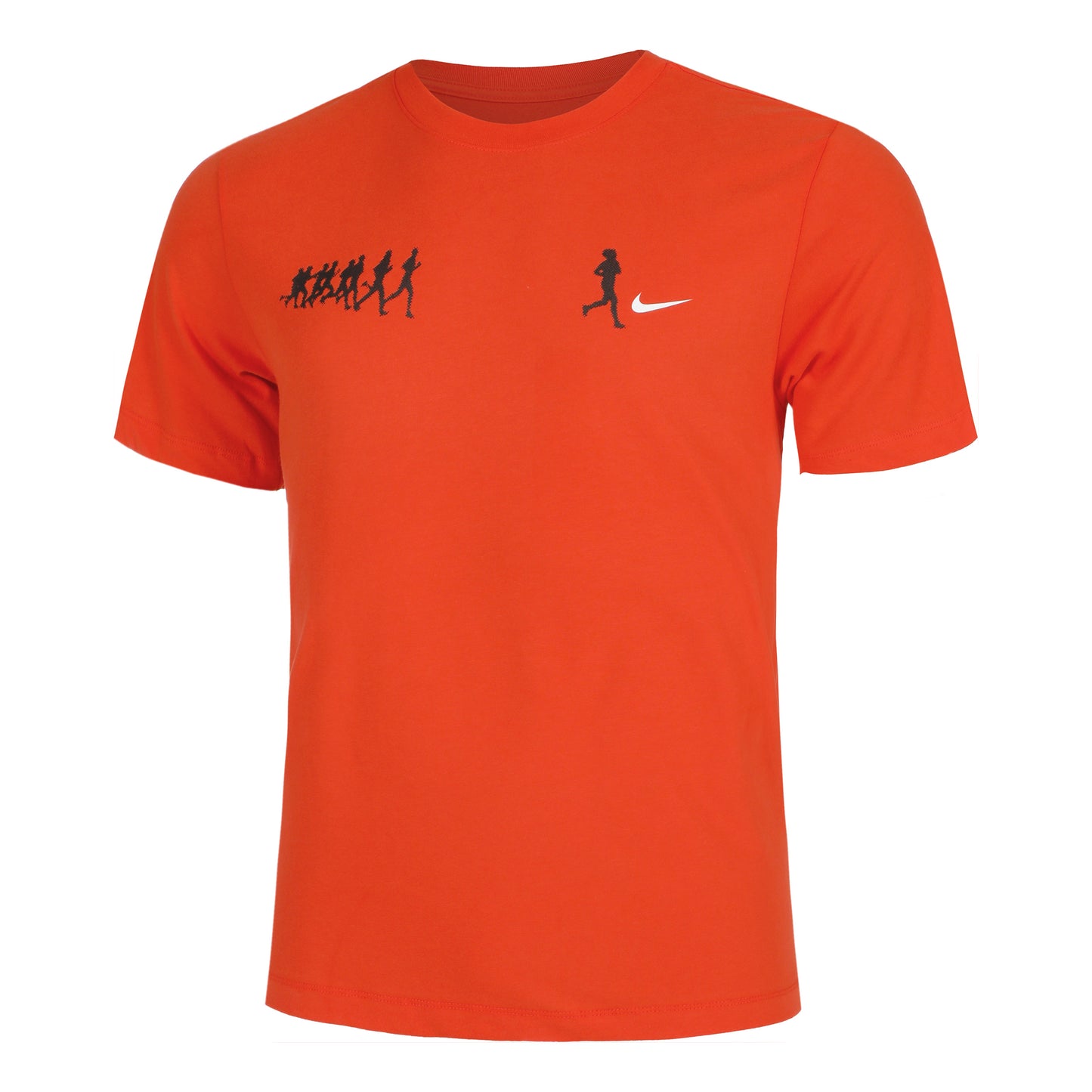 Nike Dri-Fit Cotton Hardloopshirt Heren-Rood