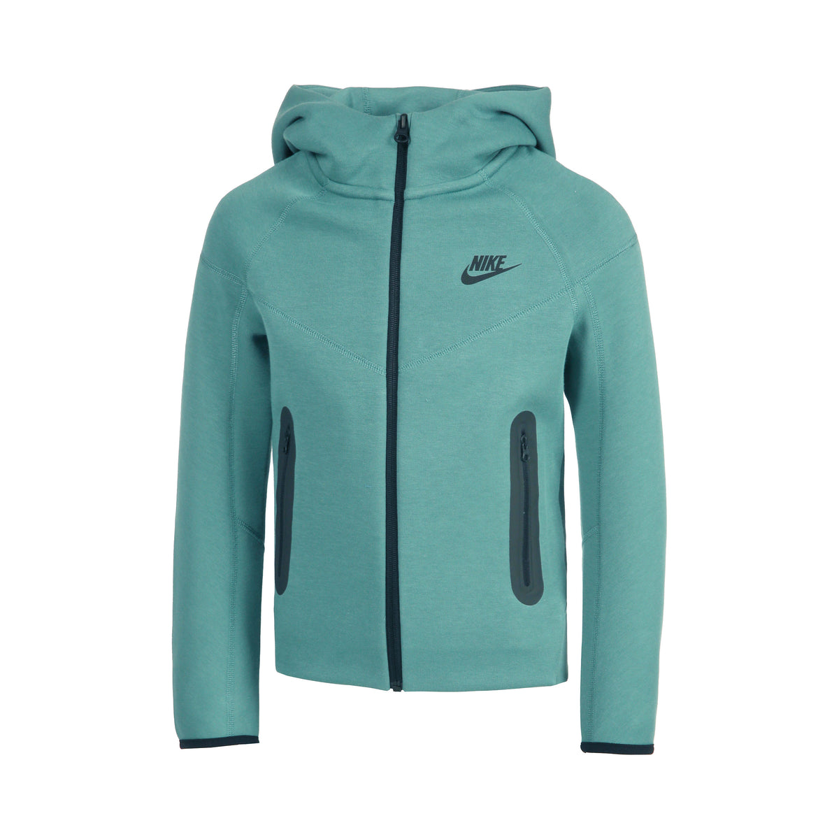 Nike Tech Fleece Full-Zip Sportjas Jongens - donkergroen,