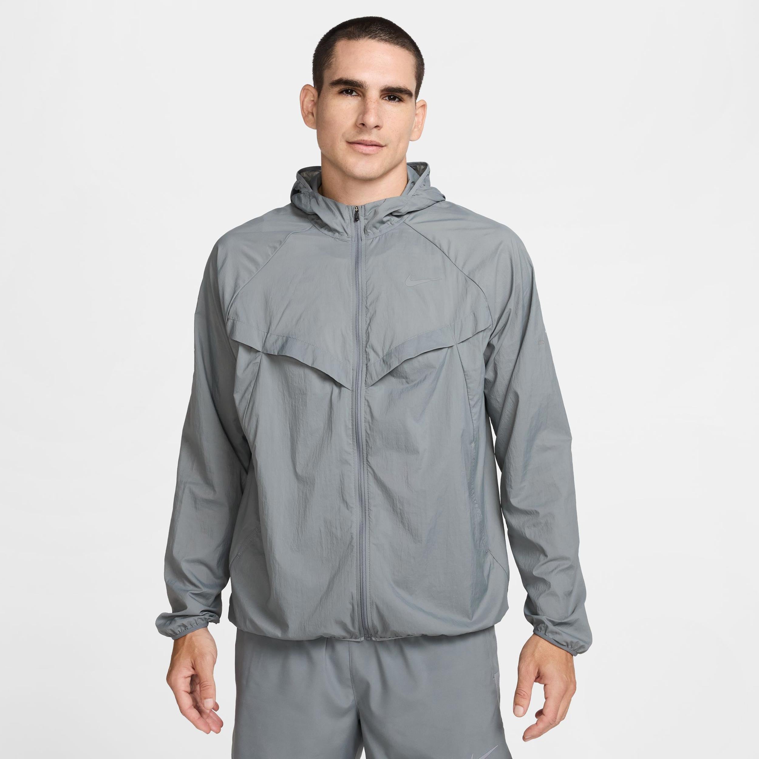 Nike Stride Hardloopjas Heren - grijs, zilver
