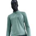 Pacer Half-Zip Hardloopshirt Heren - turkoois, zilver