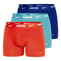 Dri-Fit Essential Micro Trunk Boxershort Verpakking 3 stuks Heren - rood, turkoois