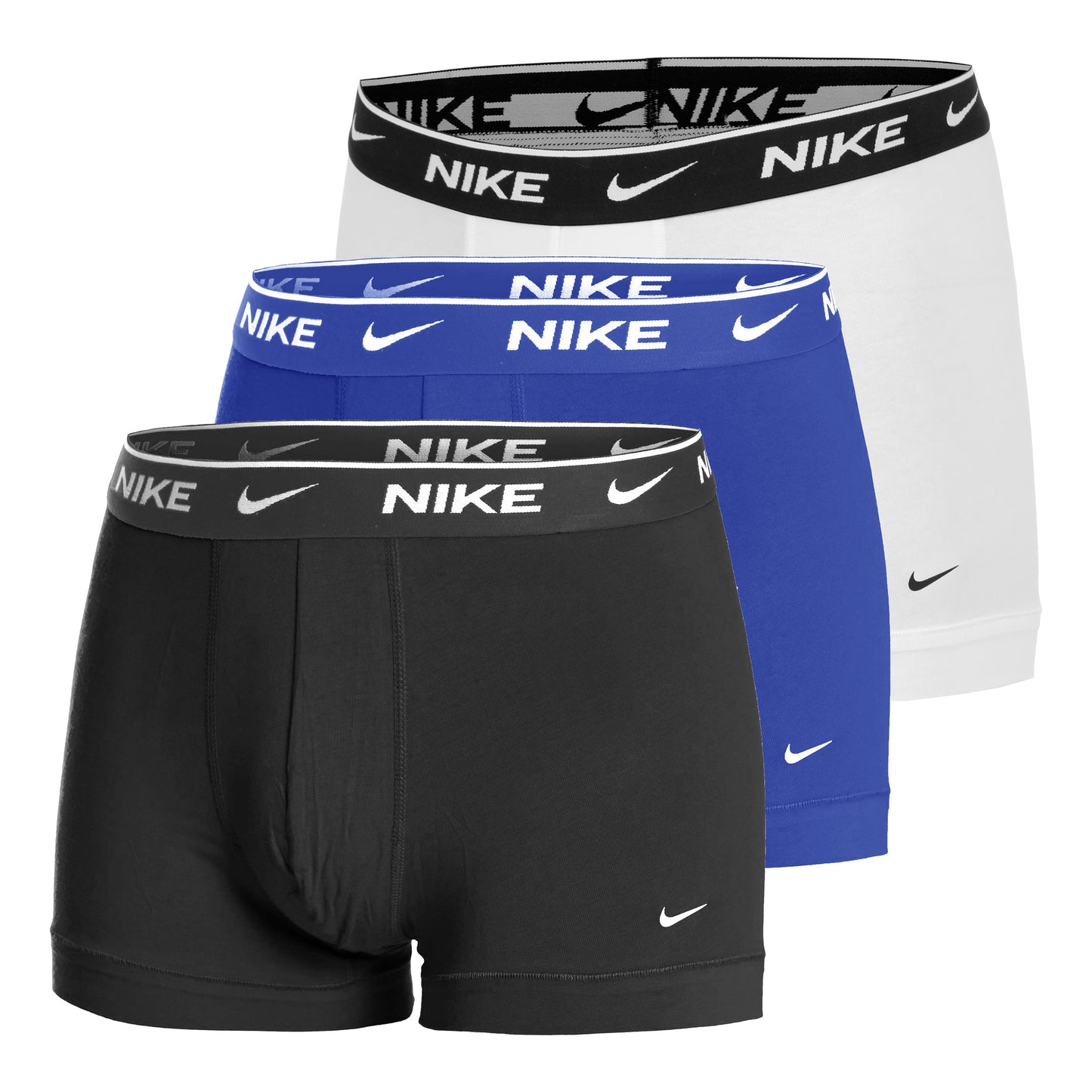 Nike Everyday Cotton Stretch Boxershort Verpakking 3 Stuks Heren-Turkoois,Veelkleurig
