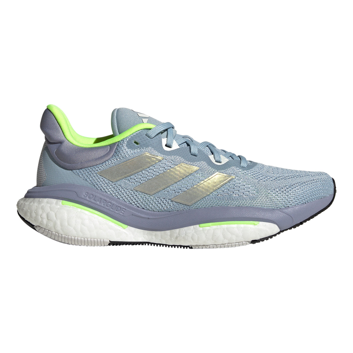 adidas Solar Glide 6 Neutrale schoen Dames - blauw, limoen