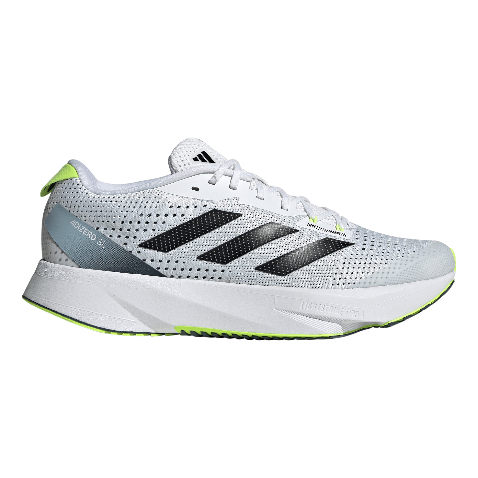 adidas Adizero SL Neutrale schoen Heren - wit, neongeel