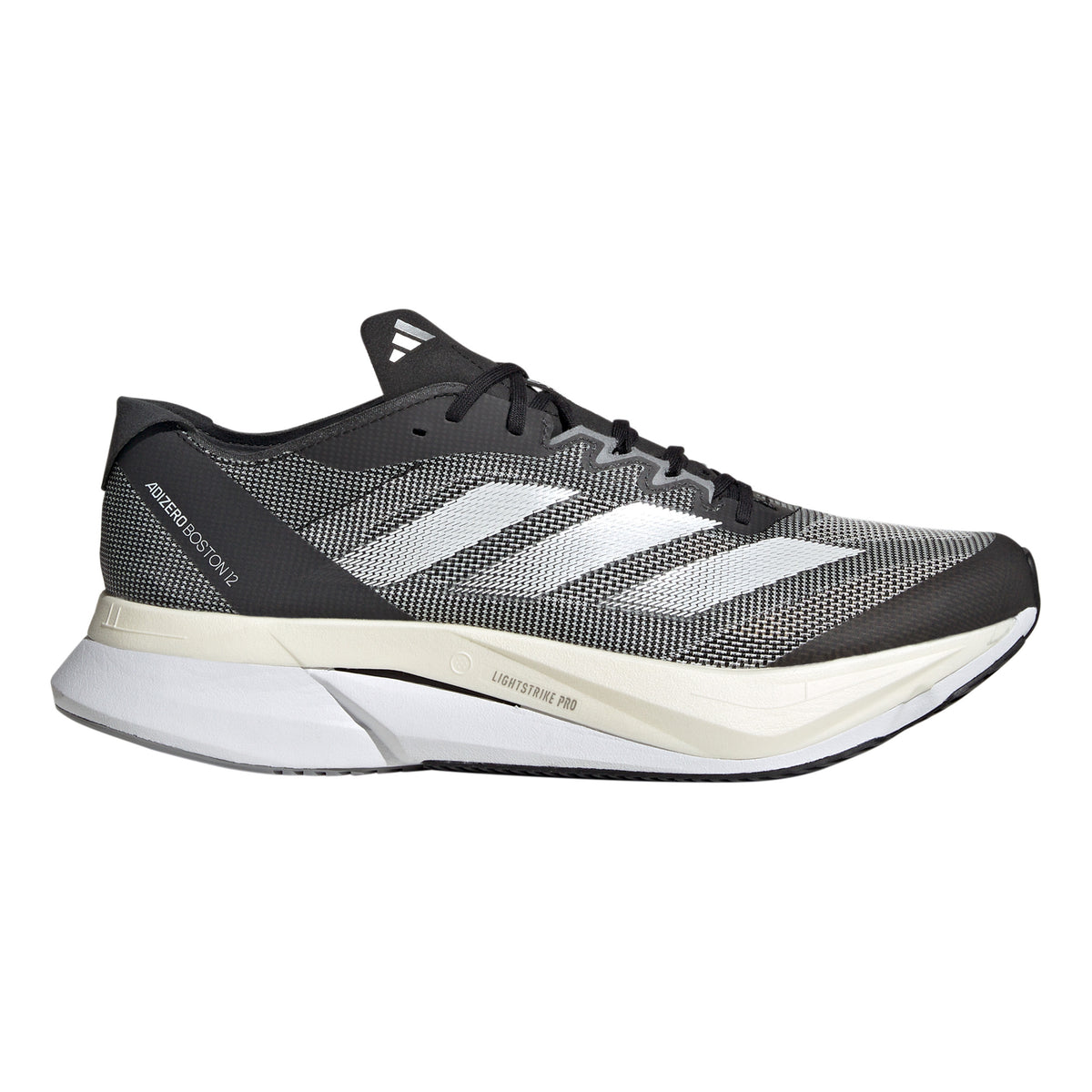 adidas Adizero Boston 12 Wedstrijdschoen Heren - zwart, grijs
