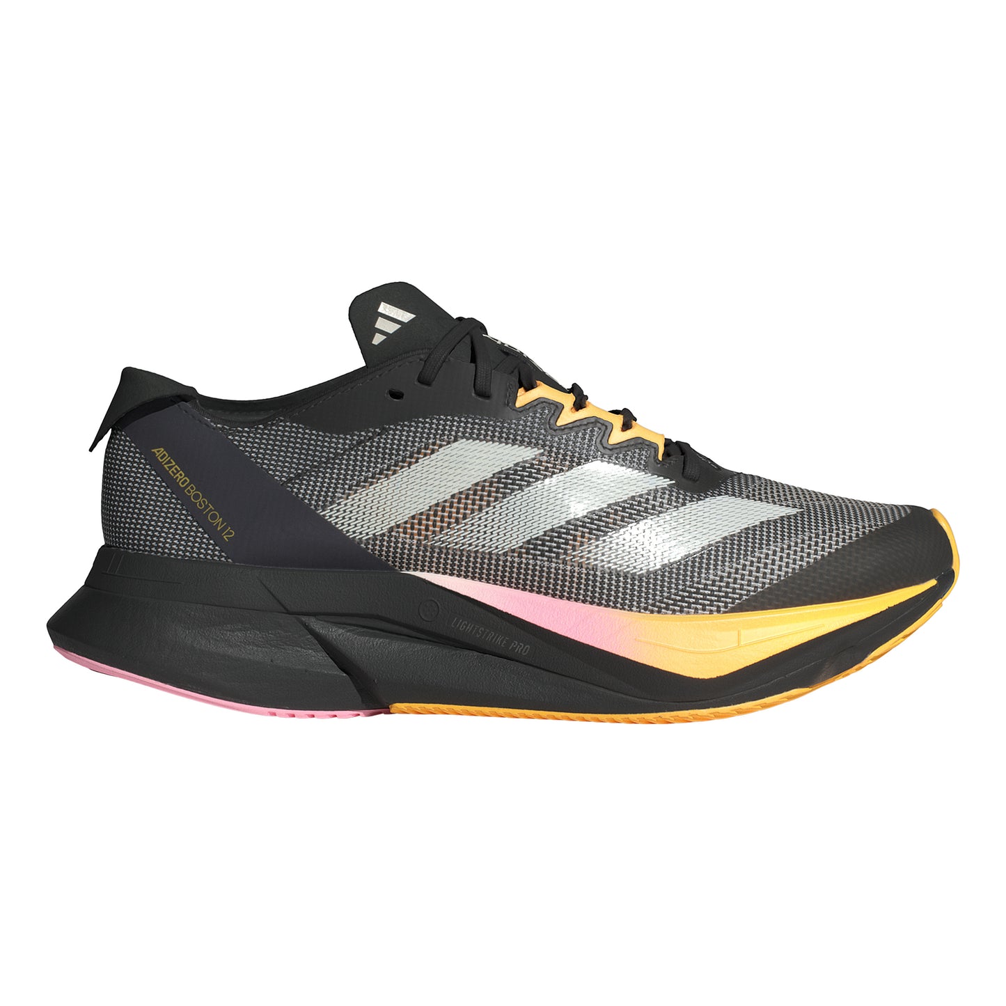 adidas Adizero Boston 12 Wedstrijdschoen Dames - zwart, oranje