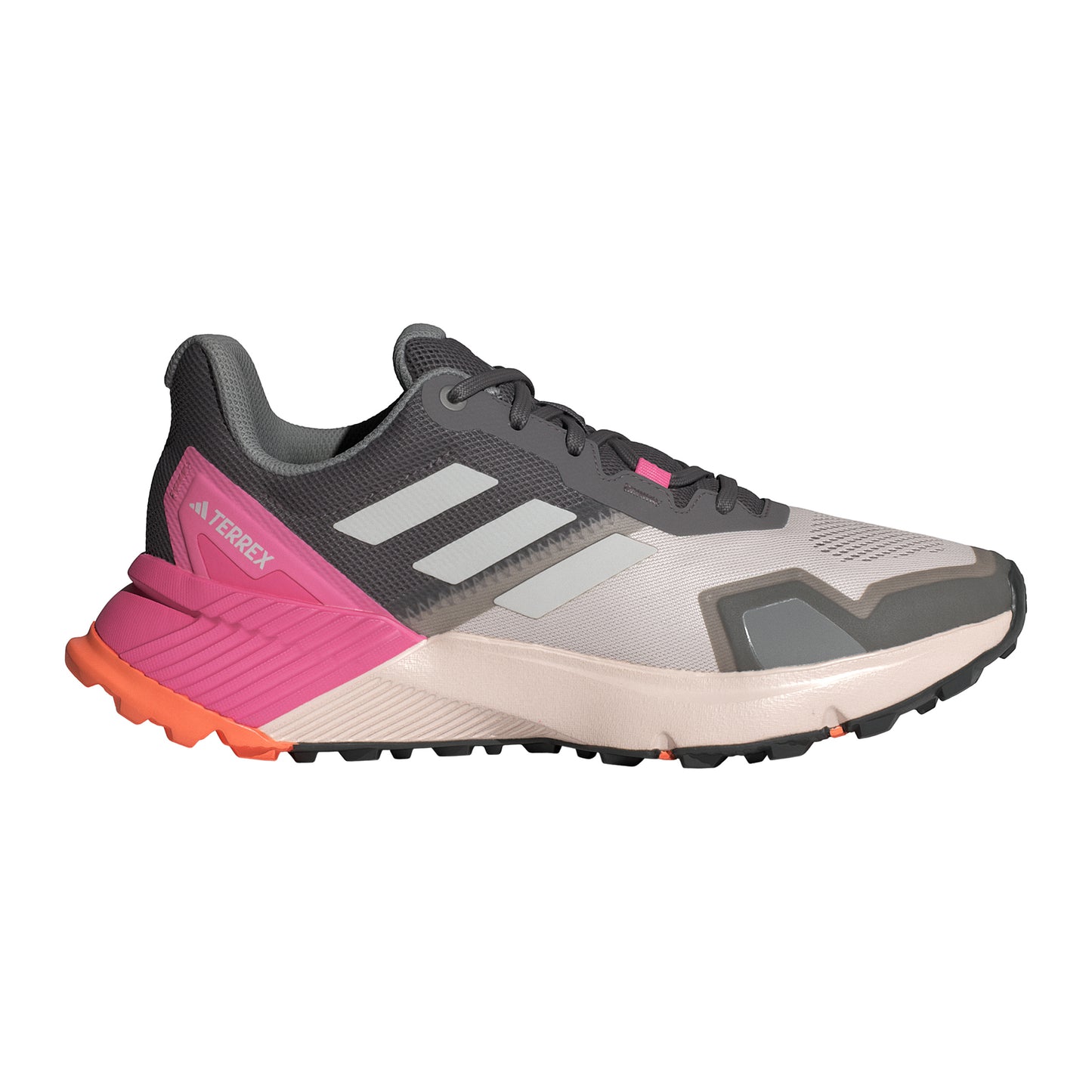 adidas Terrex Soulstride Trailschoen Dames - lichtgrijs, grijs