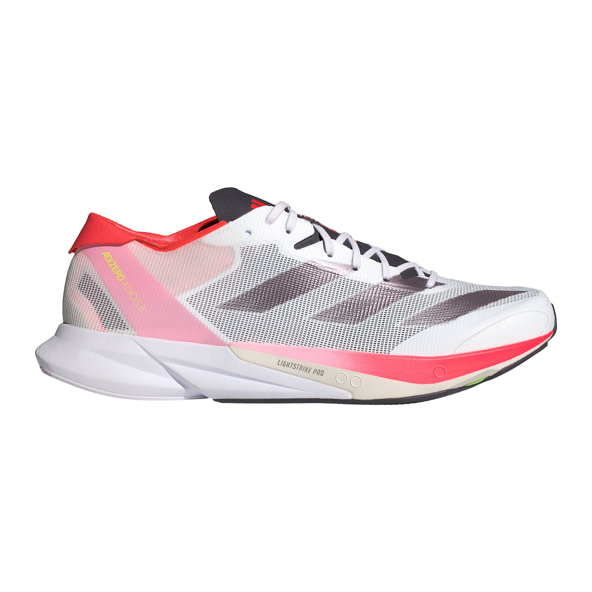 adidas Adizero Adios 8 Wedstrijdschoen Heren - wit, oranje