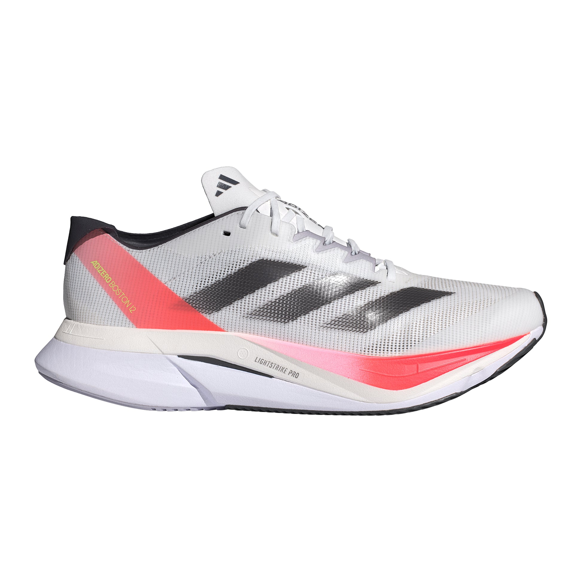 adidas Adizero Boston 12 Wedstrijdschoen Heren - wit, roze