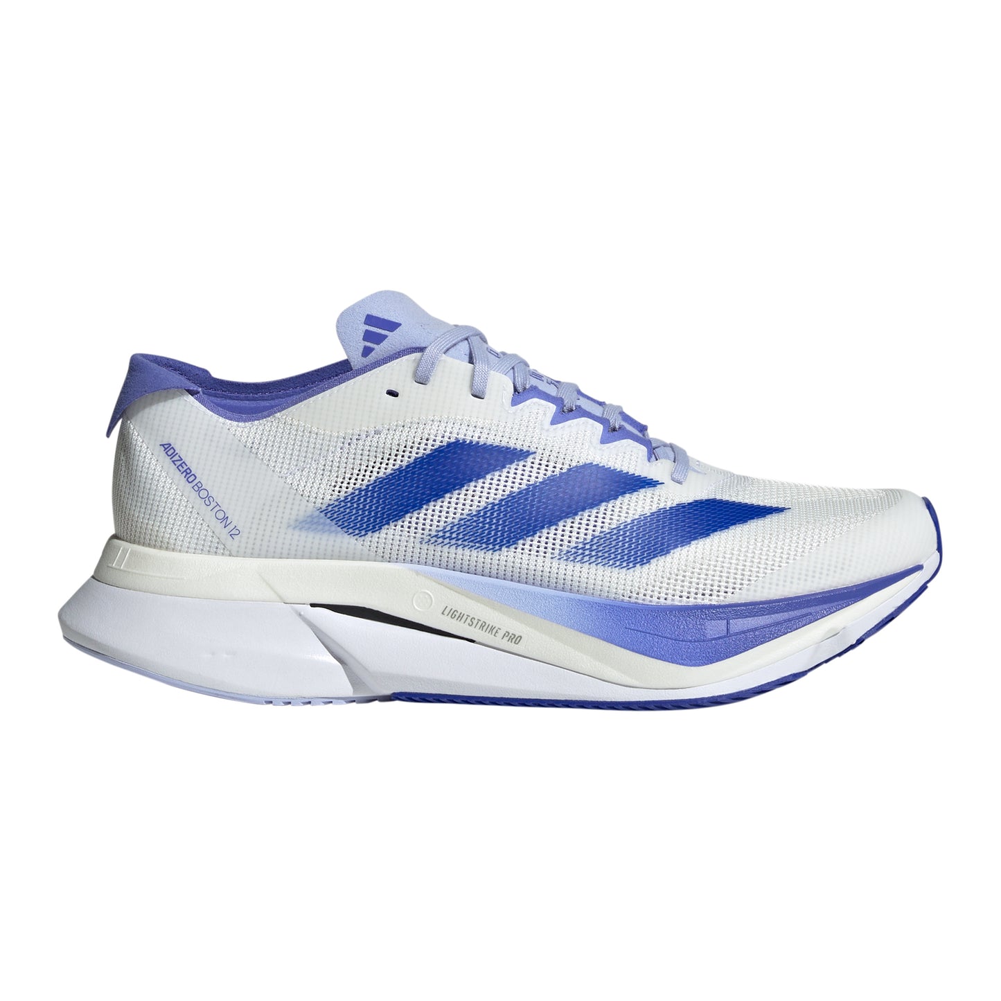 adidas Adizero Boston 12 Wedstrijdschoen Dames - wit, lila