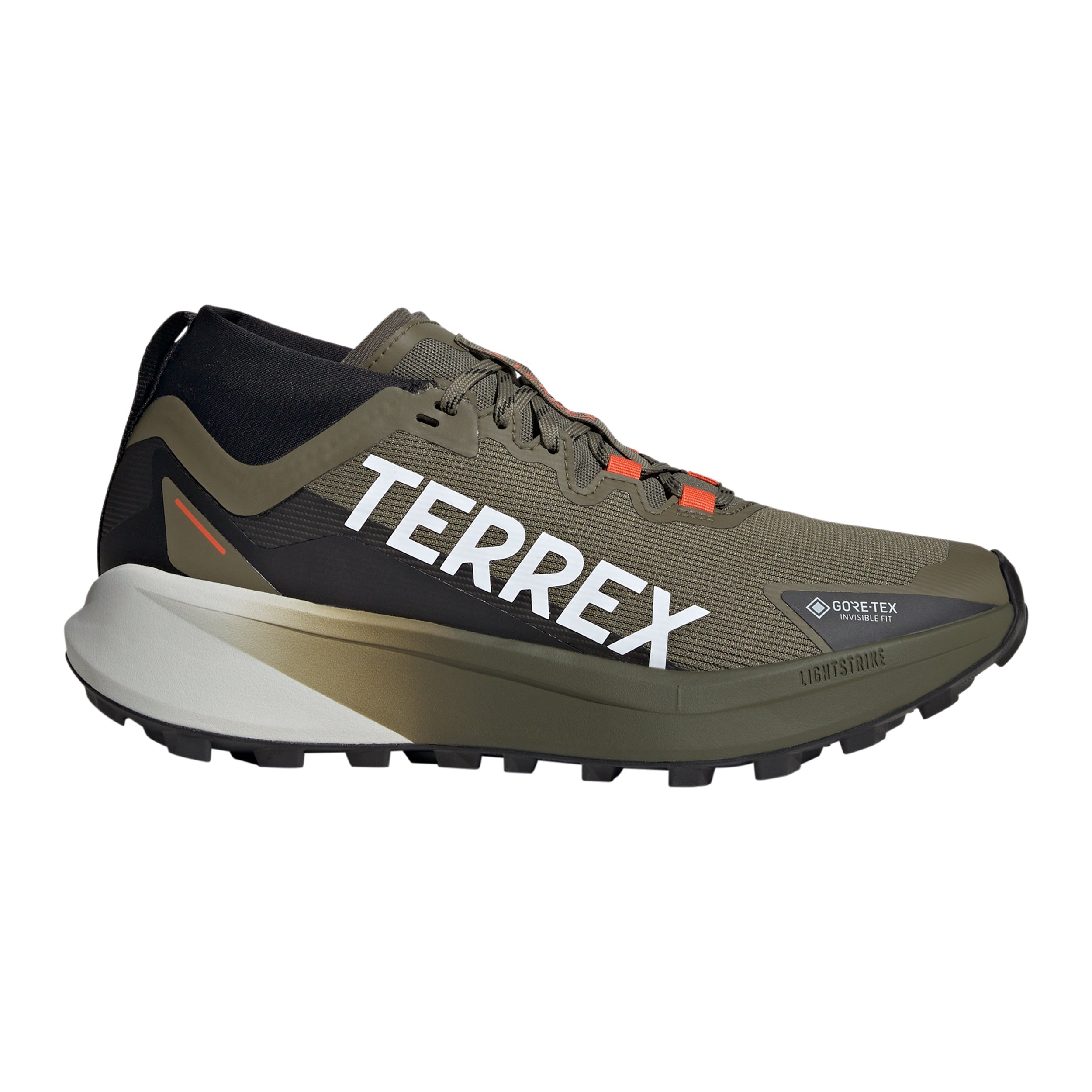 adidas Terrex Agravic GTX Trailschoen Heren - olijf, zwart