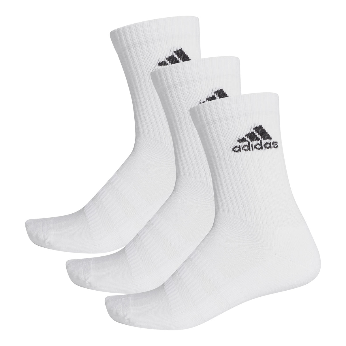 adidas Cush Crew Sportsokken Verpakking 3 stuks Unisex - wit, zwart