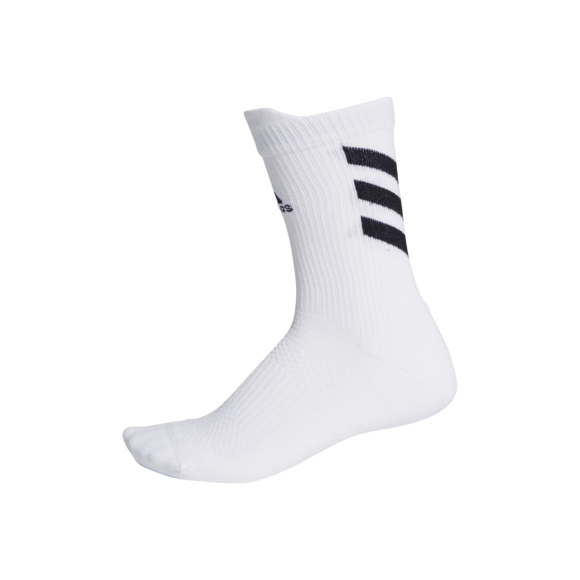 adidas Alphaskin Crew Low Cut Sportsokken Unisex - wit, zwart