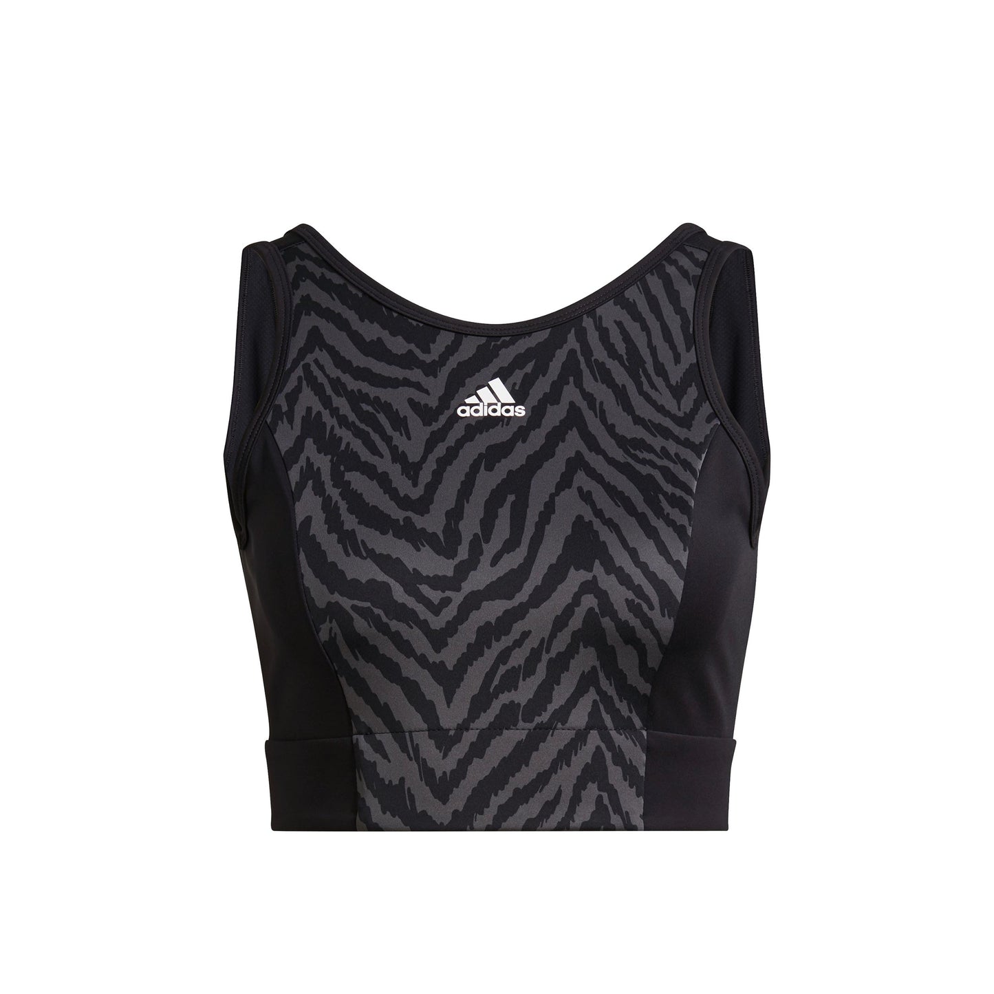 adidas ZBR Crop Tanktop Dames - zwart, wit