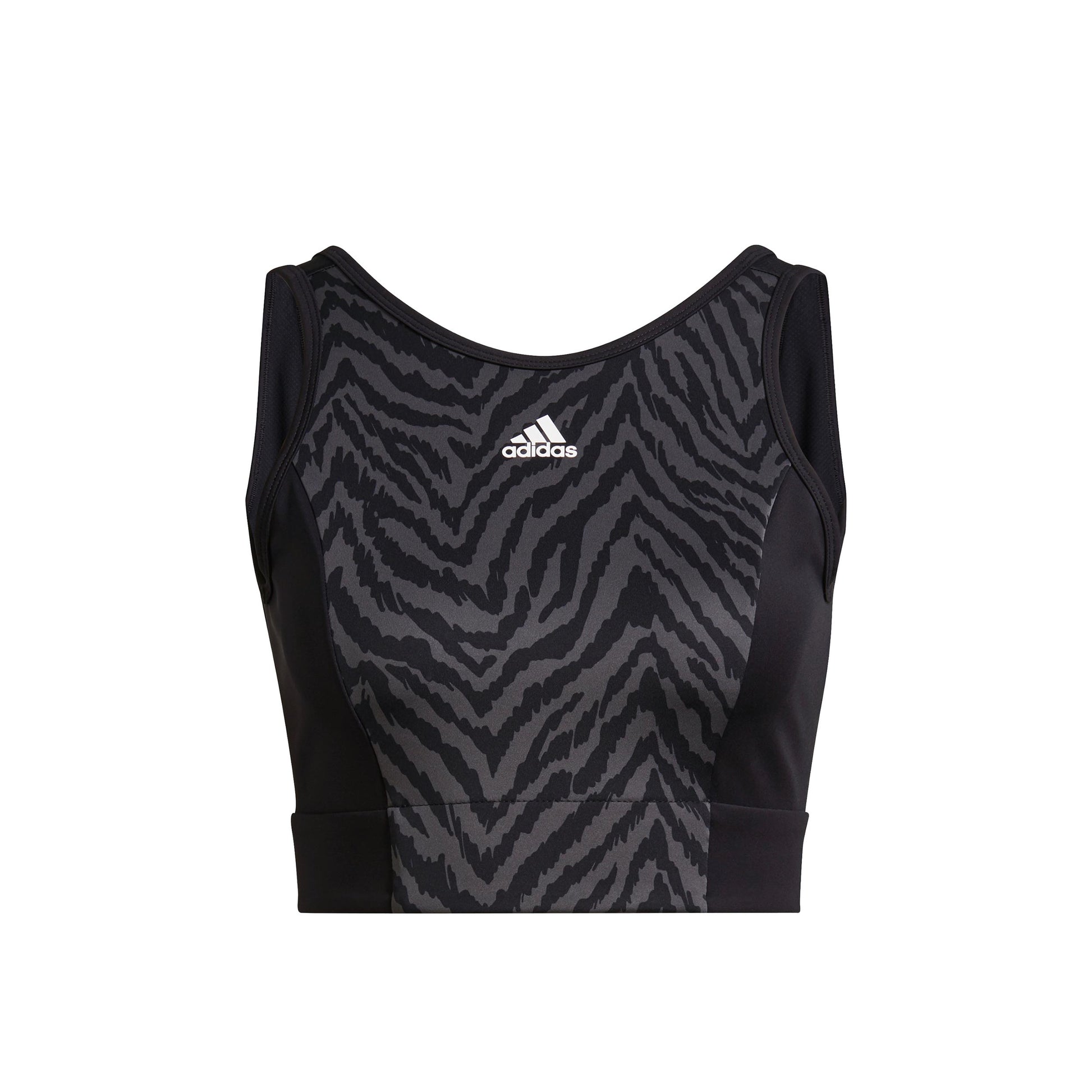 adidas ZBR Crop Tanktop Dames - zwart, wit