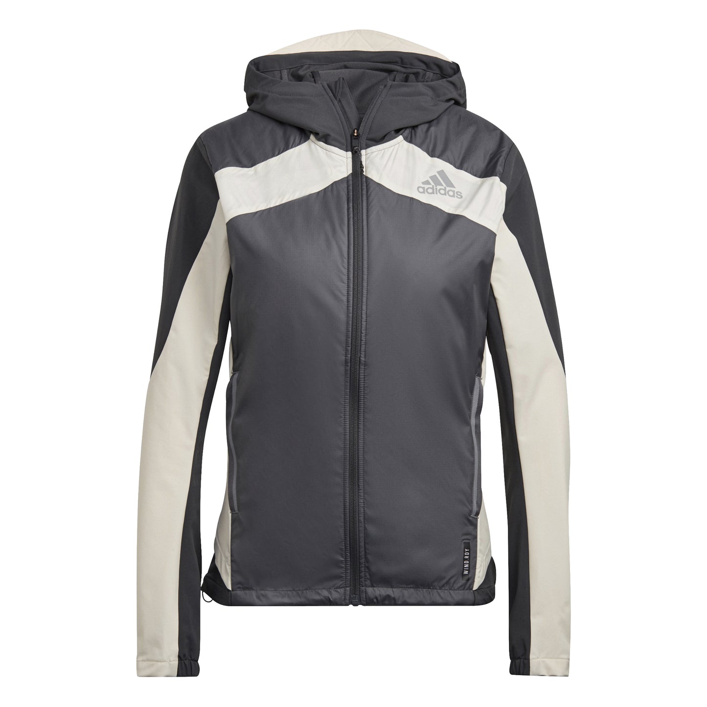 adidas Marathon Hardloopjas Dames - grijs, crème