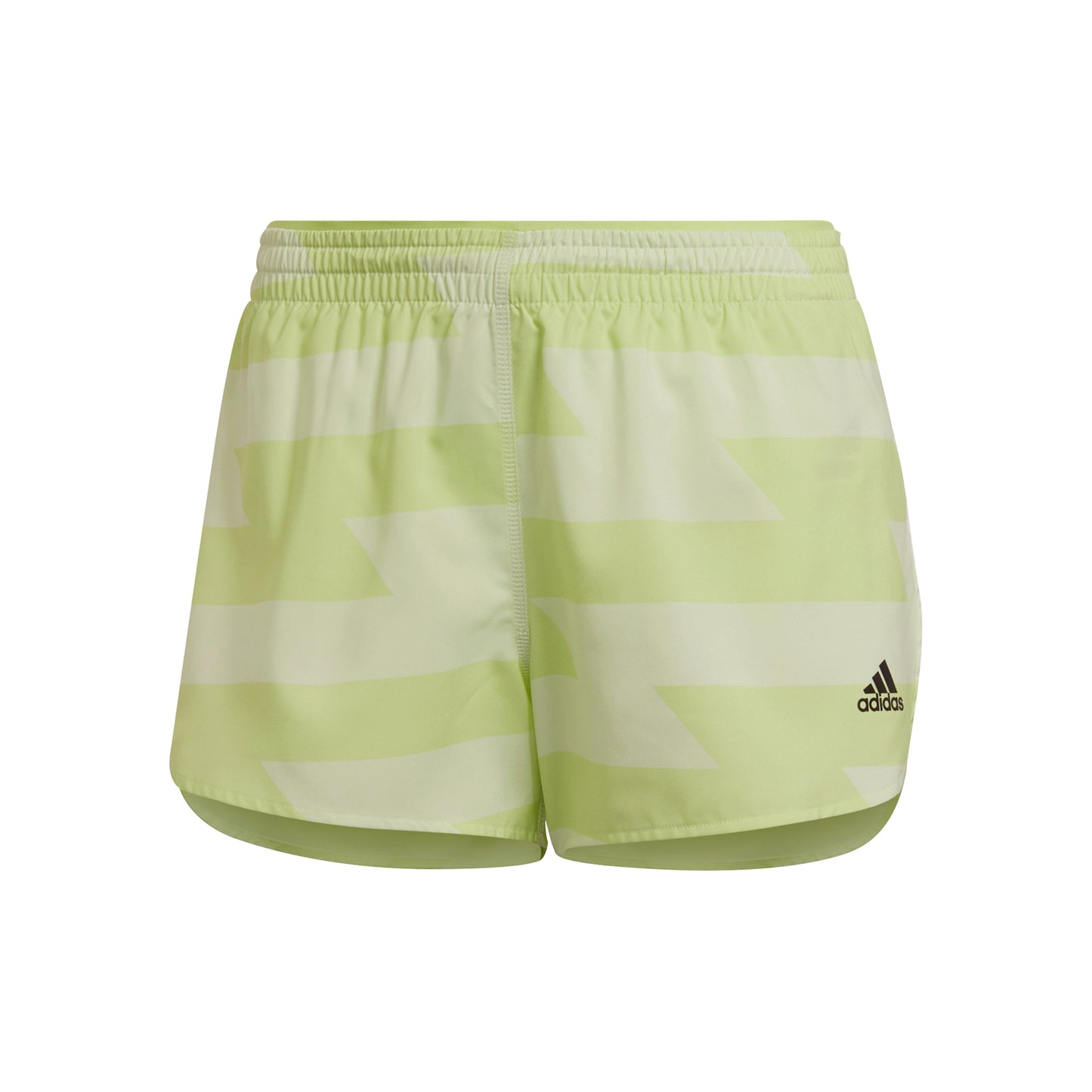 adidas Runfast Split 3in Shorts Dames - limoen,