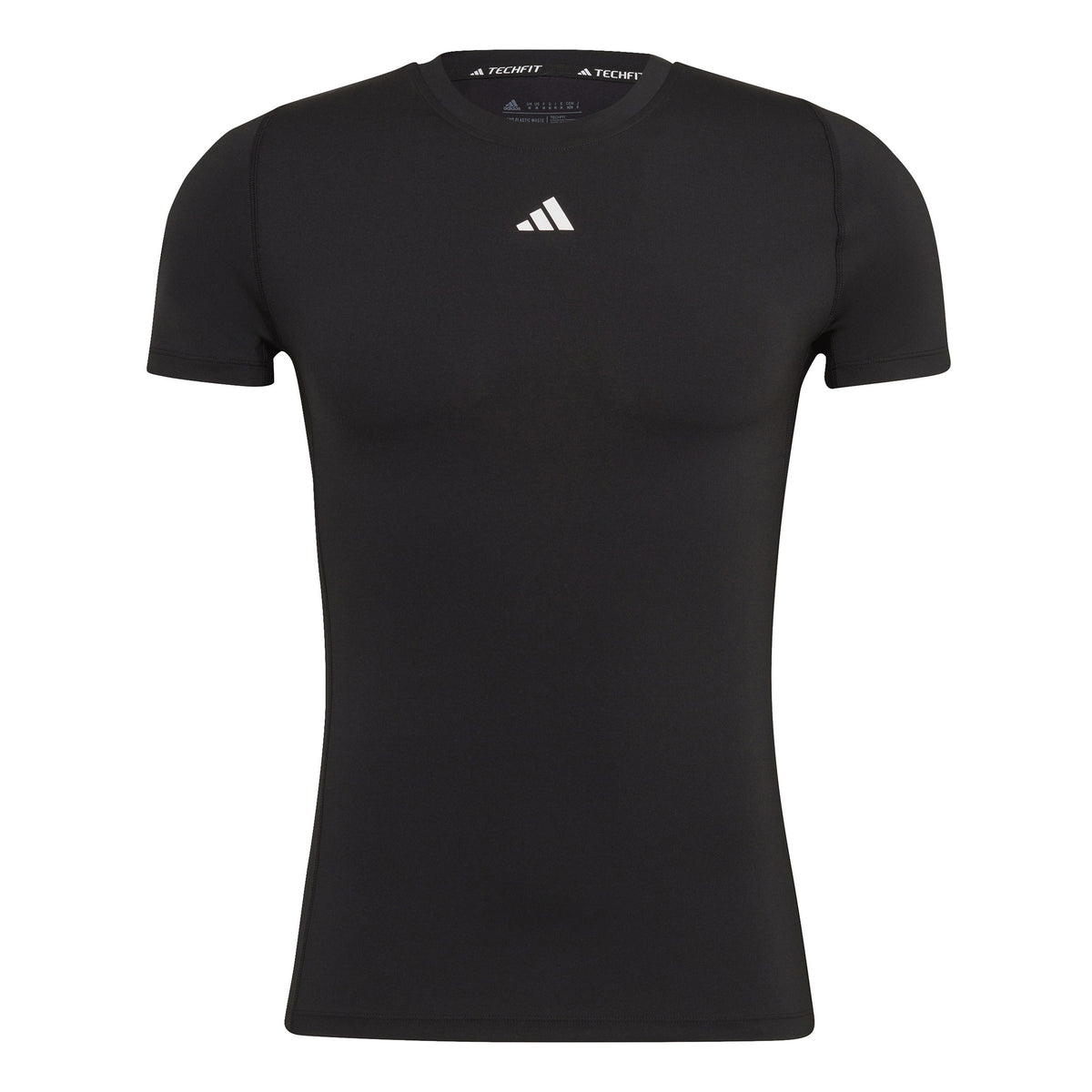 adidas Tech-Fit T-shirt Heren - zwart,