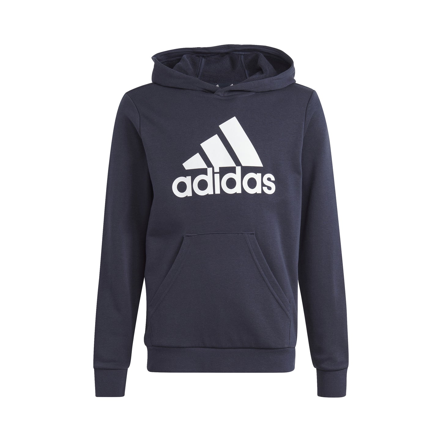 adidas Big Logo Cotton Sweater met capuchon Jongens - donkerblauw, wit