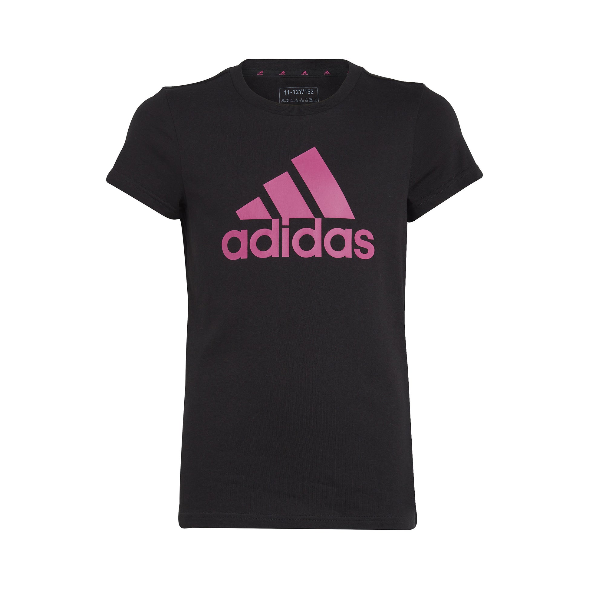 adidas Big Logo T-shirt Meisjes - zwart, pink
