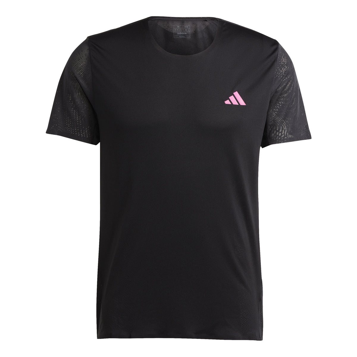 adidas Adizero Hardloopshirt Heren - zwart,