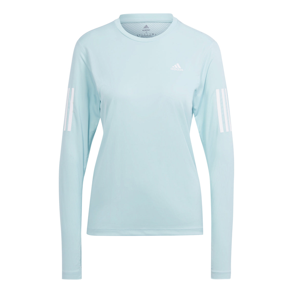 adidas Own the Run LS Hardloopshirt Dames - lichtblauw,