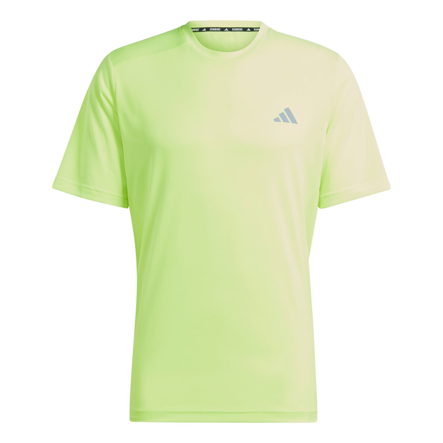 adidas Ultimate Knit Hardloopshirt Heren - neongroen,