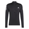 Own the Run 1/4 Zip Longsleeve Heren - zwart,