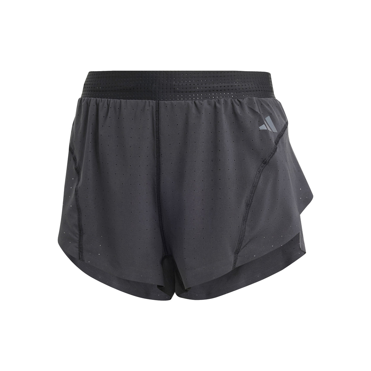 adidas Adizero Split Short Hardloopshorts Dames - zwart,
