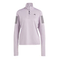 Own the Run Half-Zip Longsleeve Dames - mauve,