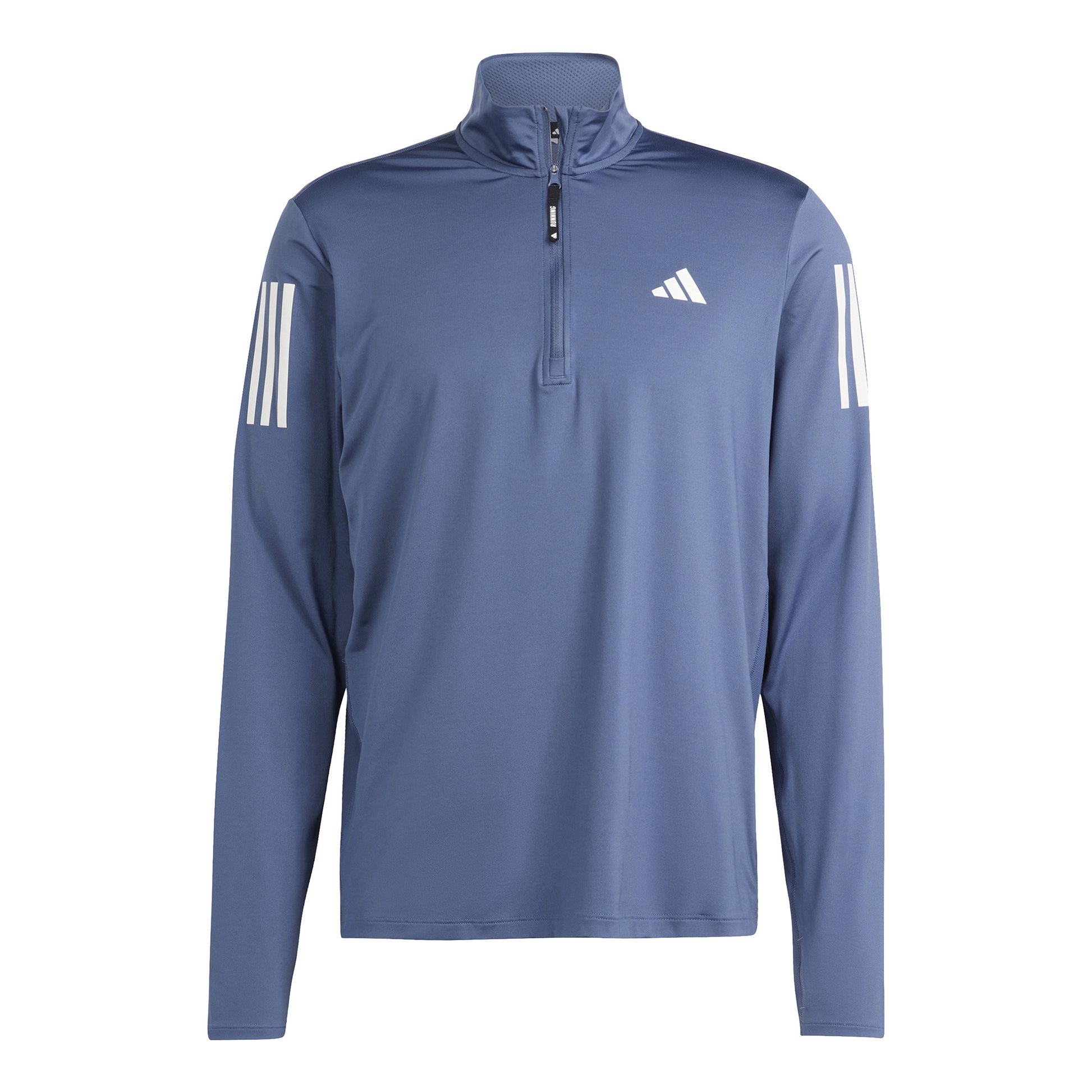 adidas Own The Run B Half-Zip Longsleeve Heren - blaugrau,