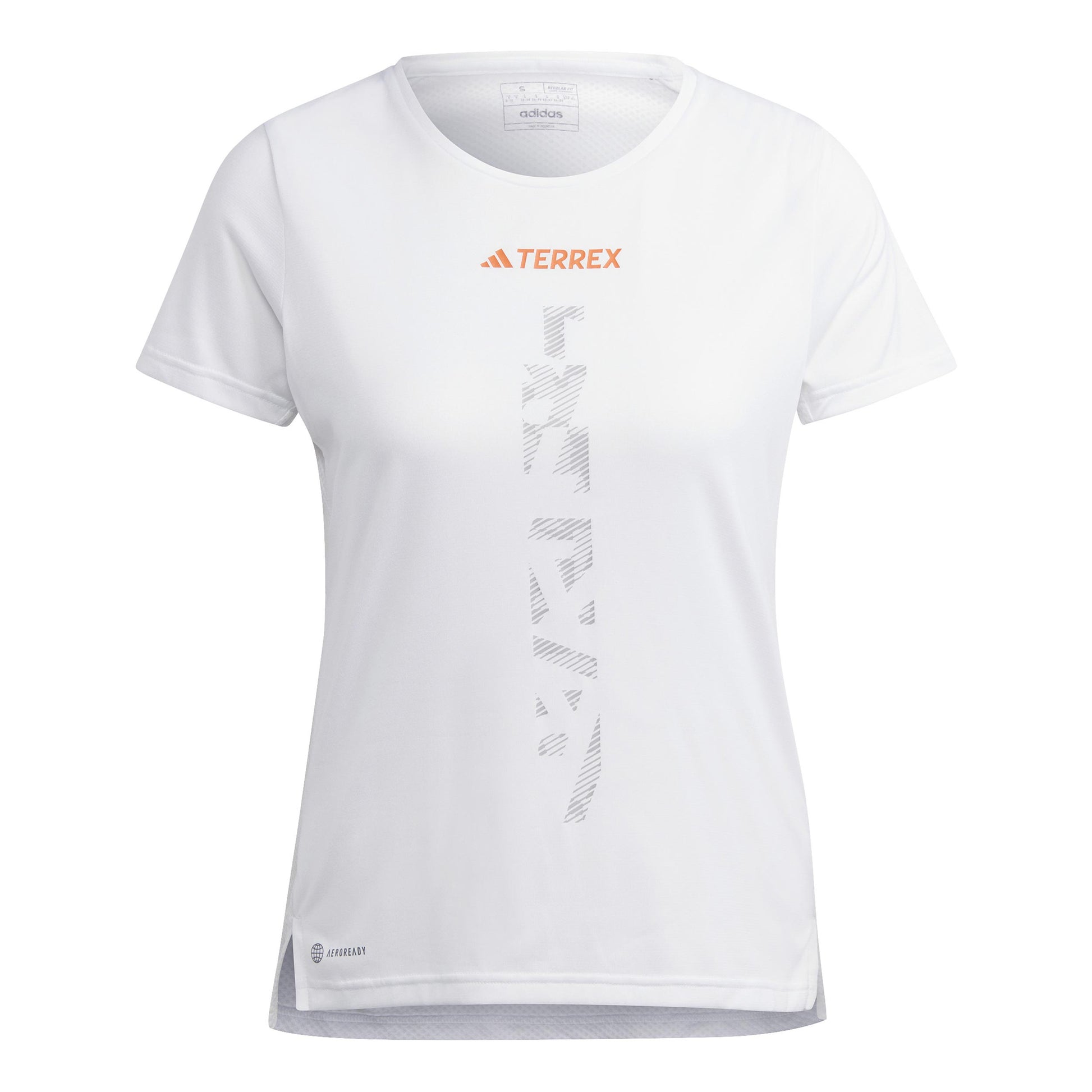 adidas Terrex AGR Hardloopshirt Dames - wit,