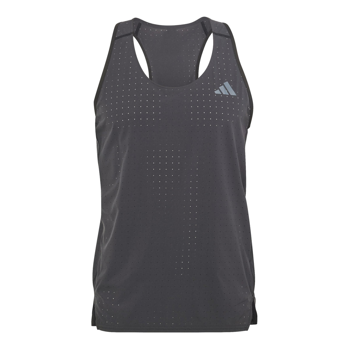 adidas Adizero Singlet Hardloopshirt Heren - zwart,