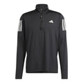 Own the Run Half-Zip Hardloopshirt - zwart