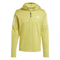 Own the Run Winter Half-Zip Hardloopshirt Heren-geel