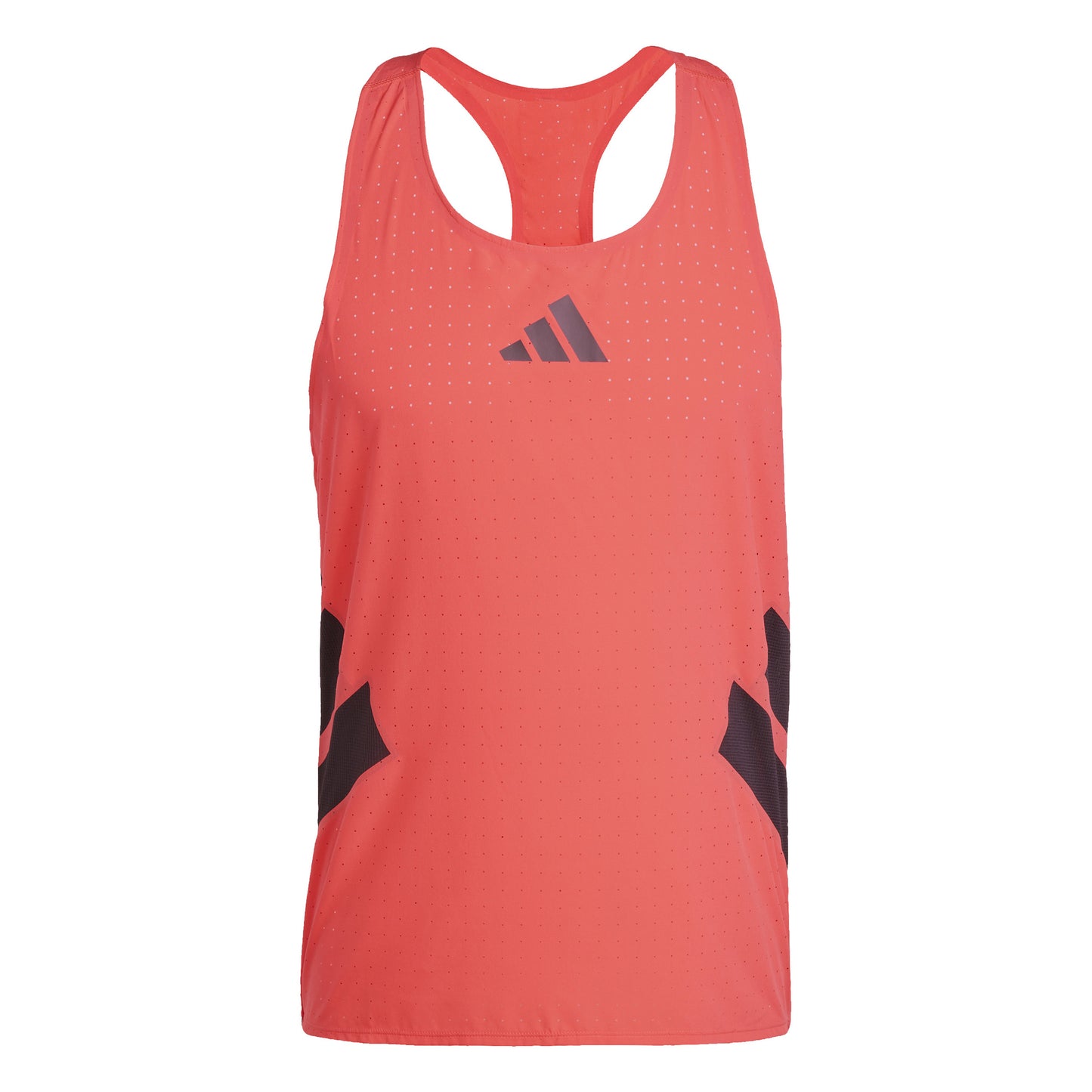 adidas Road to Records Tanktop Heren - koraal, zwart