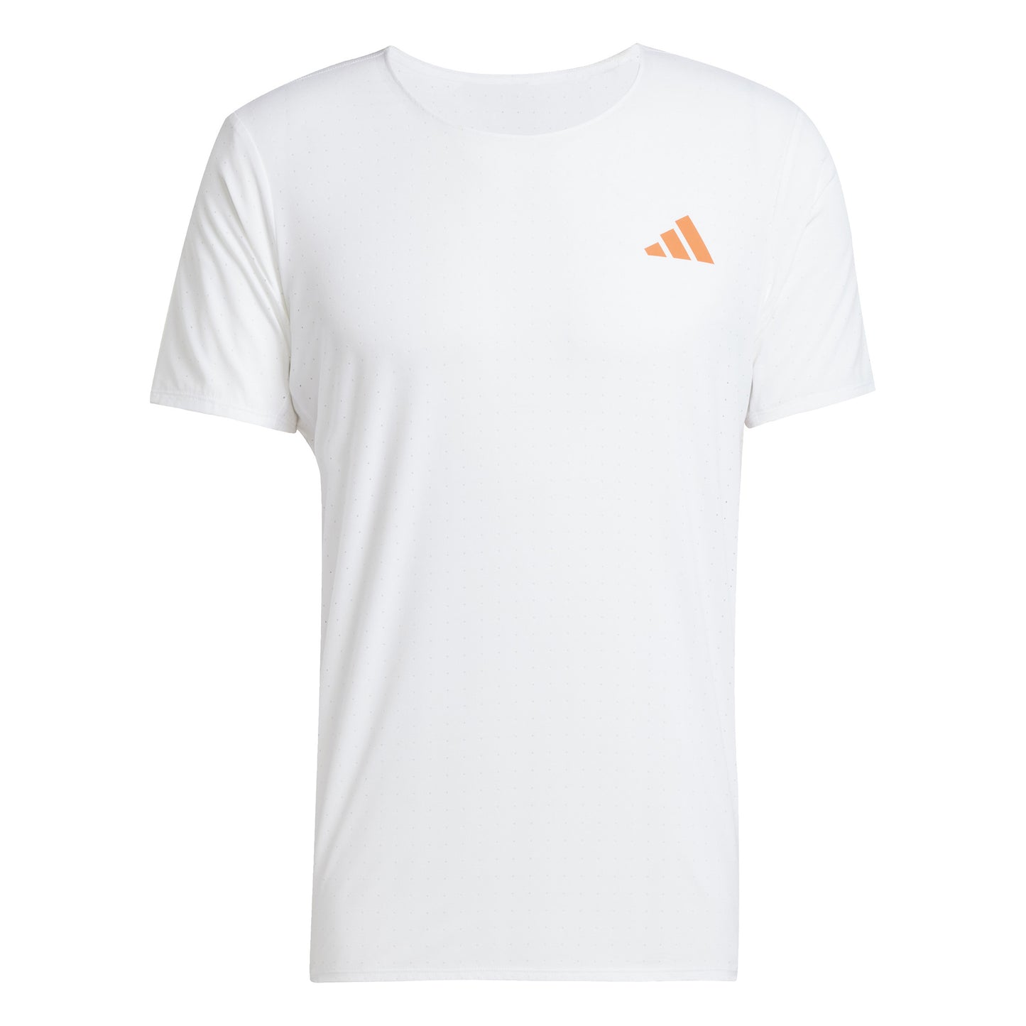 adidas Adizero Hardloopshirt Heren-Wit,Oranje