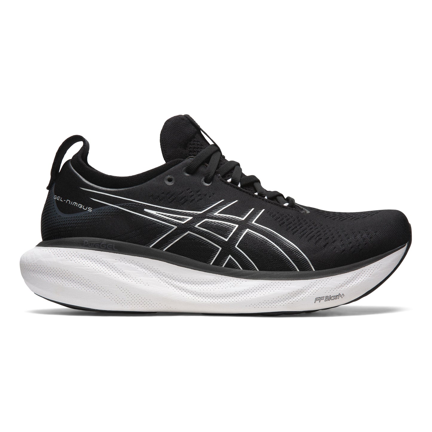 ASICS Gel-Nimbus 25 Neutrale schoen Heren - zwart, grijs