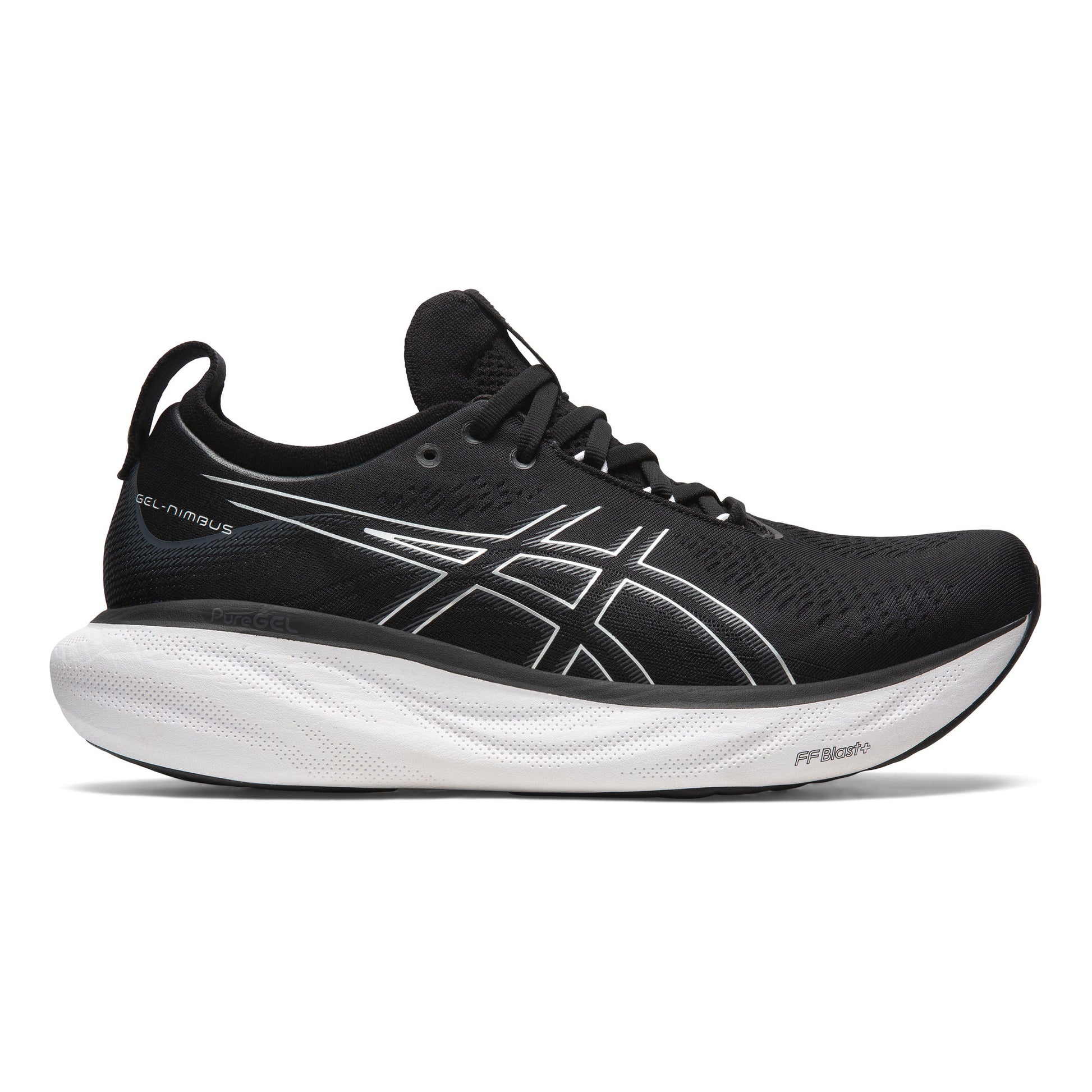 ASICS Gel-Nimbus 25 Neutrale schoen Heren - zwart, grijs