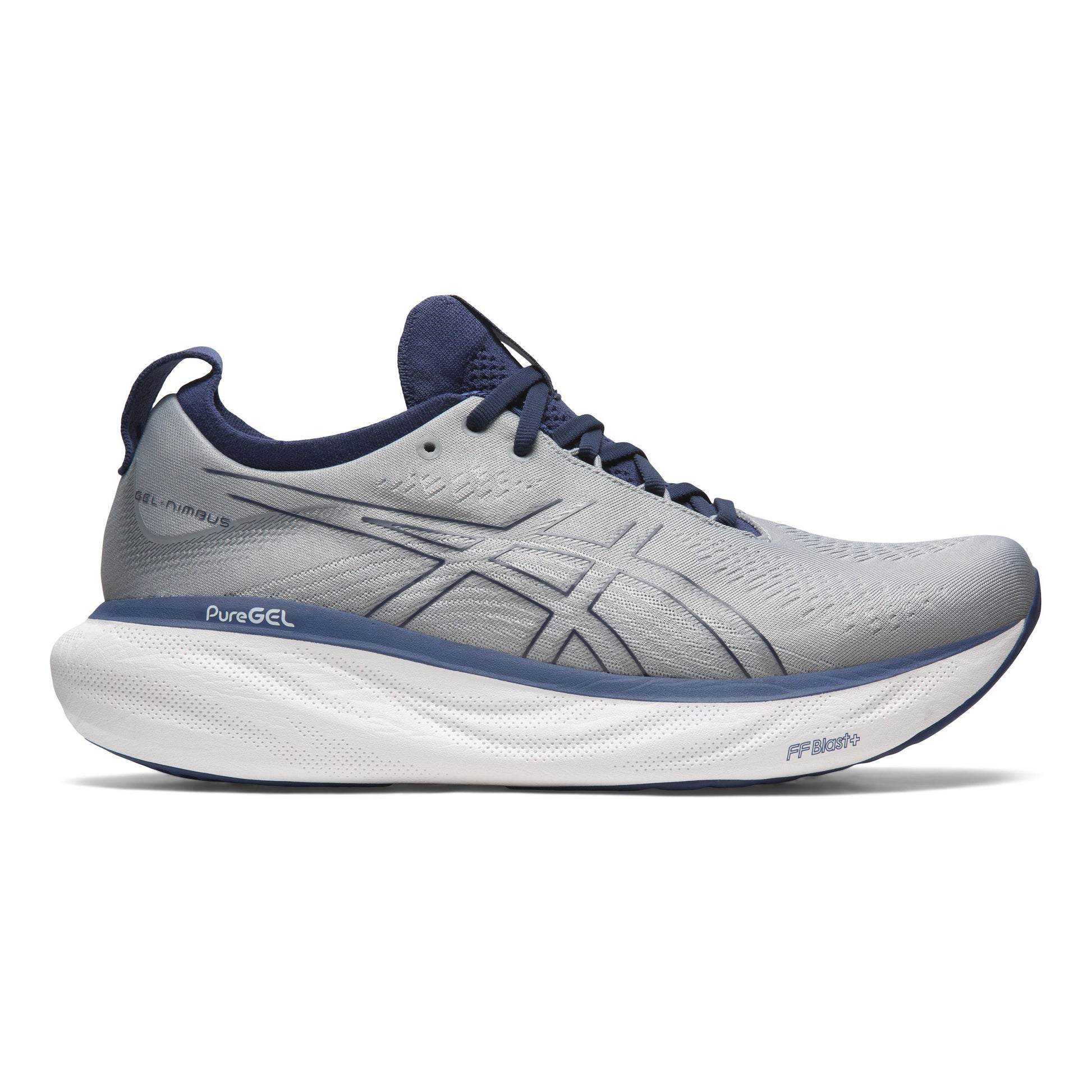 ASICS Gel-Nimbus 25 Neutrale schoen Heren - grijs, blauw