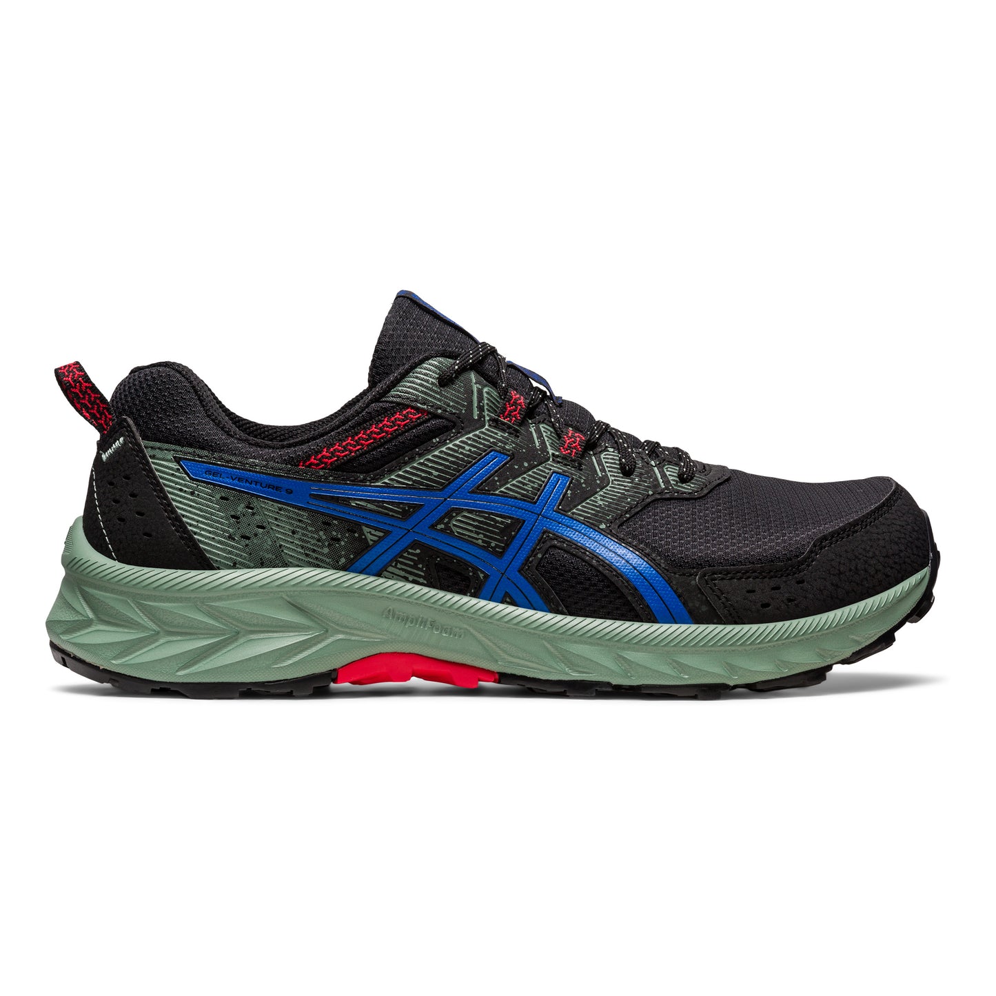ASICS Gel-Venture 9 Trailschoen Heren - zwart, blauw