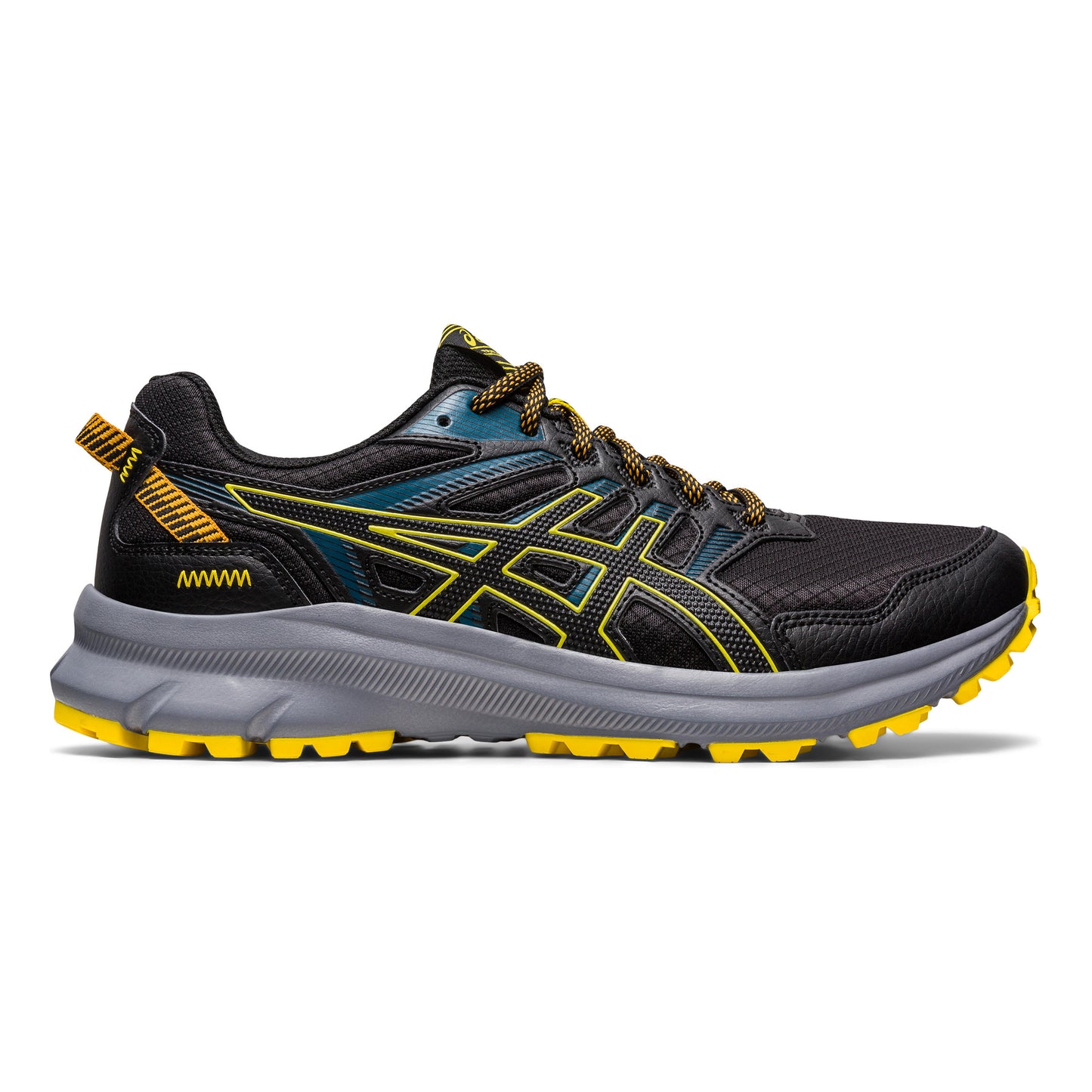 ASICS Trail Scout 2 Trailschoen Heren - zwart, geel