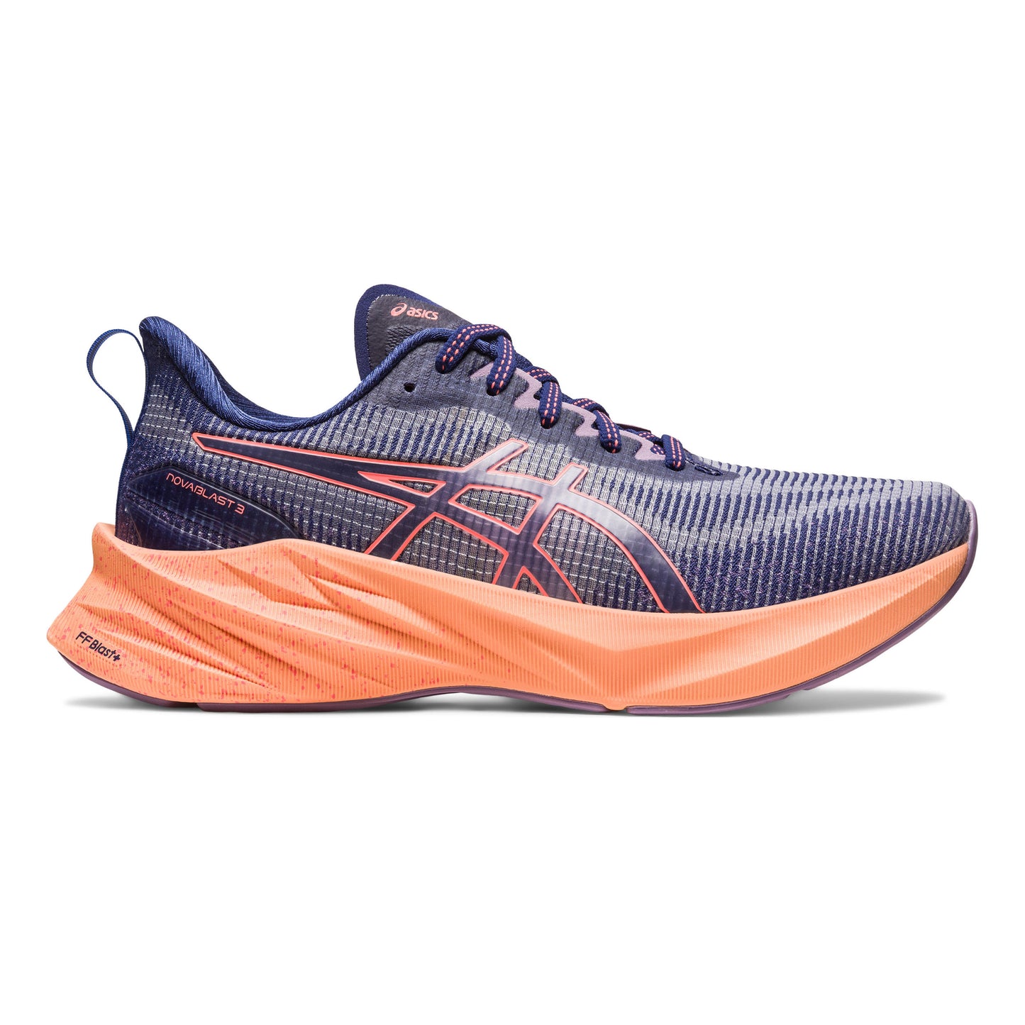 ASICS Novablast 3 LE Neutrale schoen Dames - blauw, oranje